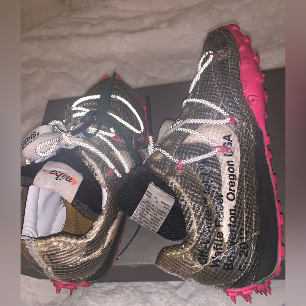 Nike X Off White Waffle Racer Sneakers